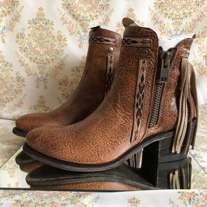 Corral Fringe Booties